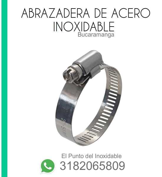 abrazadera en acero inoxidable