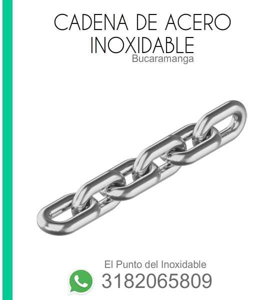 cadena de acero inoxidable