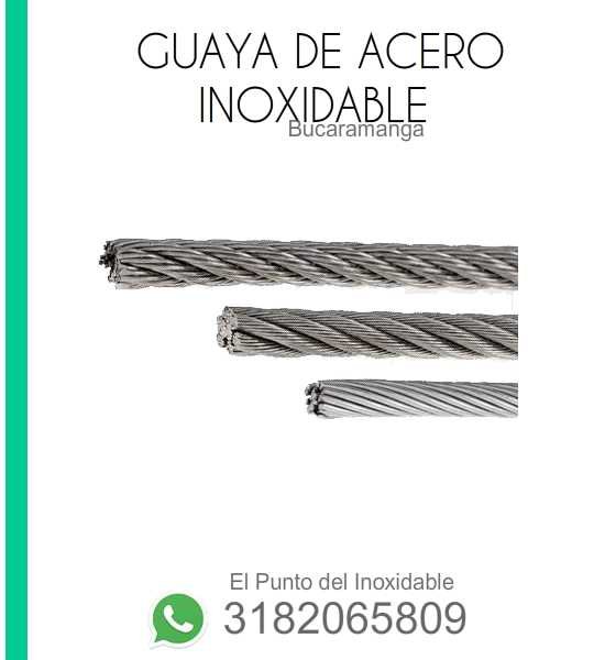 guaya de acero inoxidable