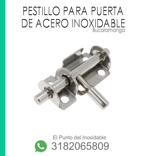 Accesorio Jardín Vallas Pestillo Mooche Acero Inoxidable - Para Puertas, Ventanas Y Vallas Pestillo Acero Inoxidable