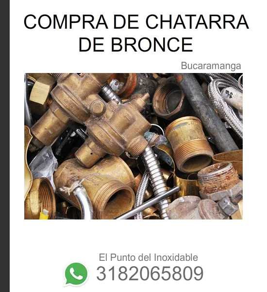 precio del kilo de chatarra de bronce en bucaramanga