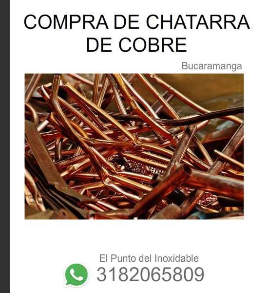 precio del kilo de chatarra de cobre en bucaramanga