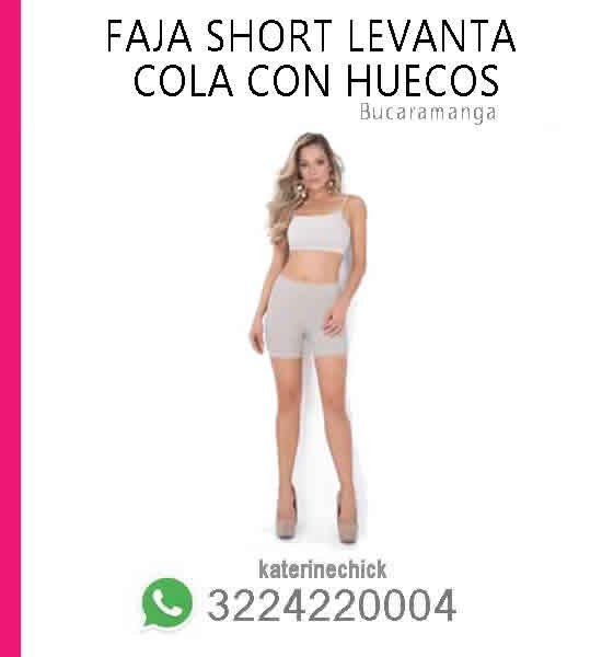 Faja Short Levanta Cola Con Huecos Bucaramanga - Publixelco