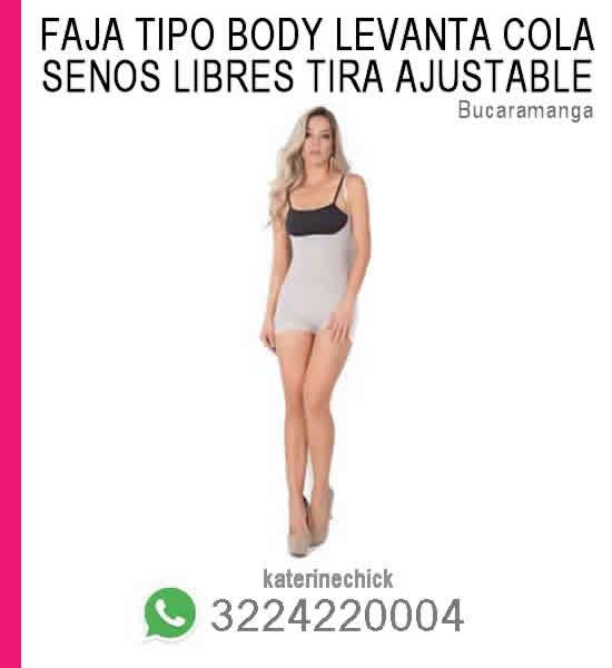 faja tipo body levanta cola senos libres tira ajustable